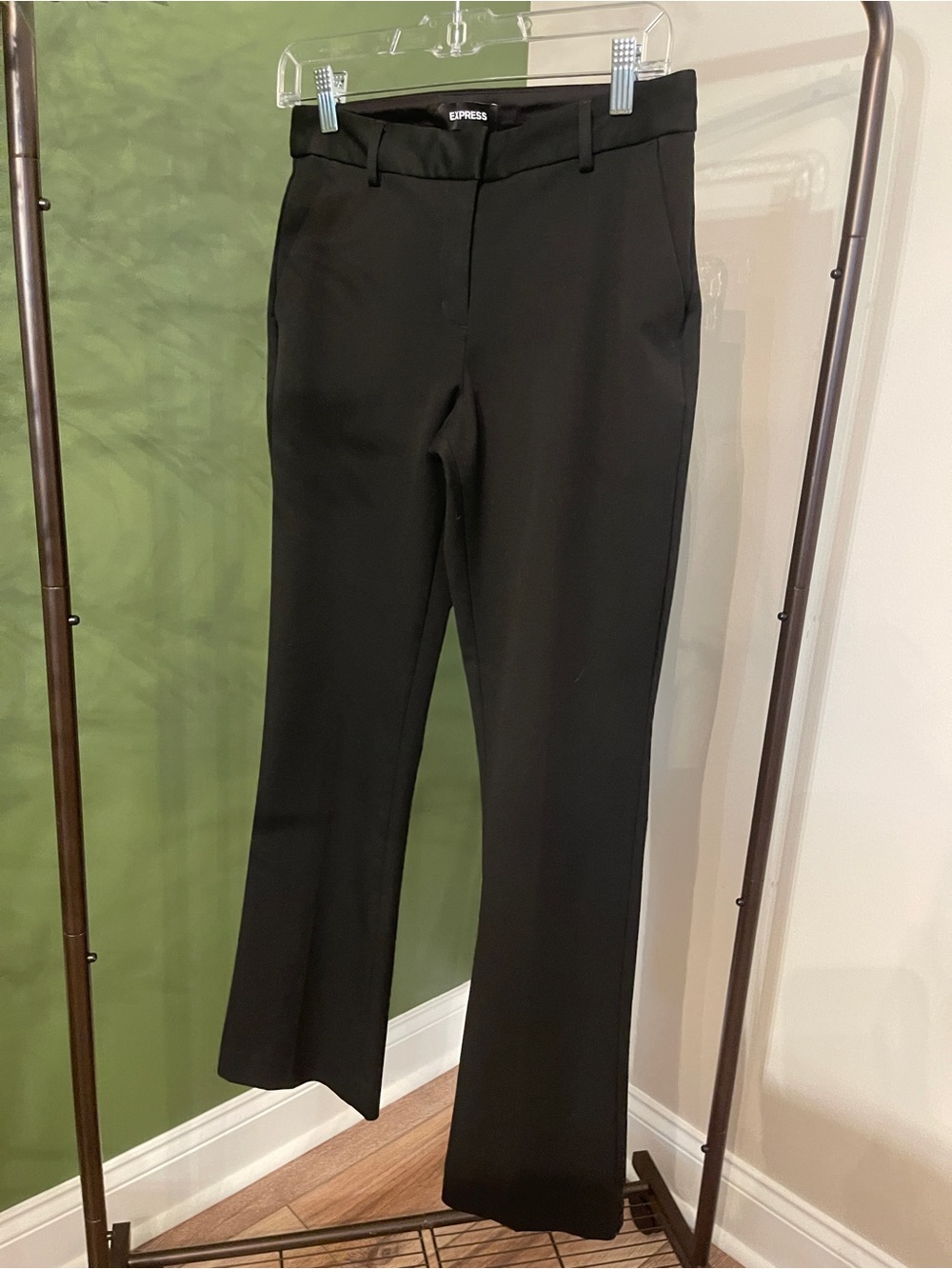 Express Black Boot Cut Dress Pants